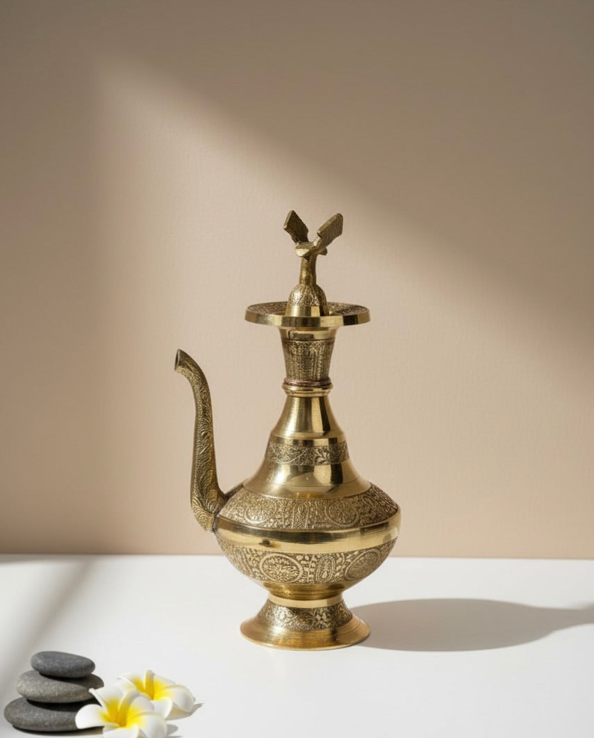 Antique Brass Surahi (Water Pot)