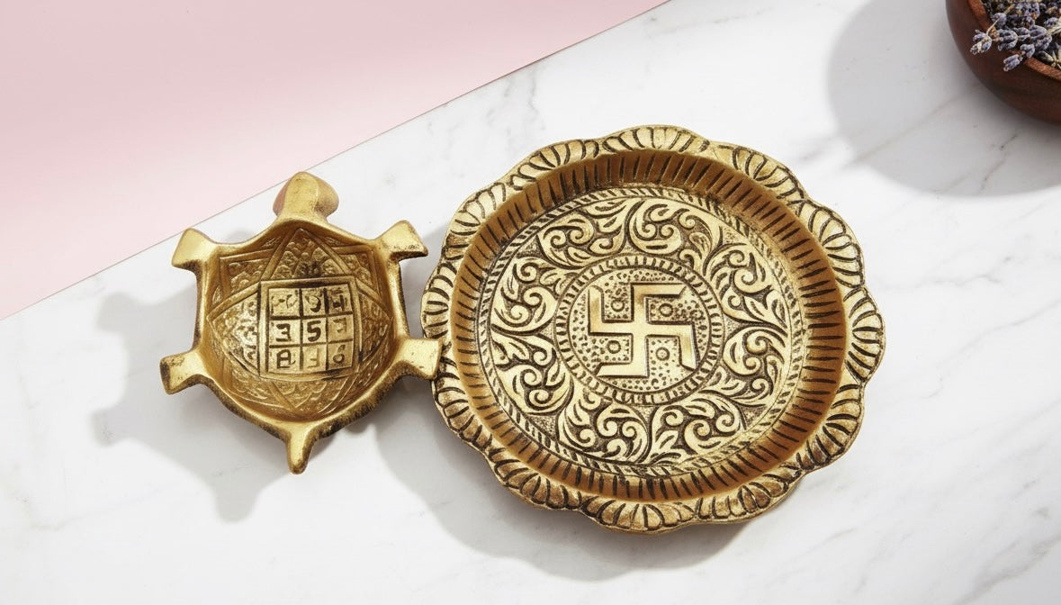 Metal Plate with Tortoise