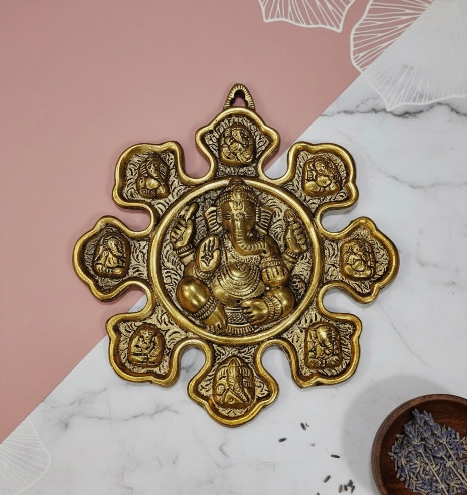 Lord Ganesha Nav Durga Wall Hanging