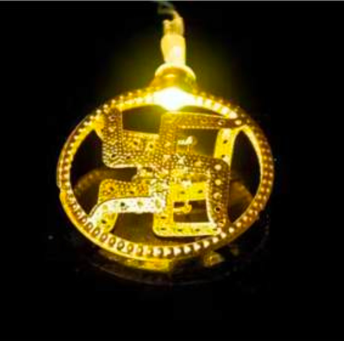 10L Metal Om/Swastik String Light For Indoor/Outdoor Decorations