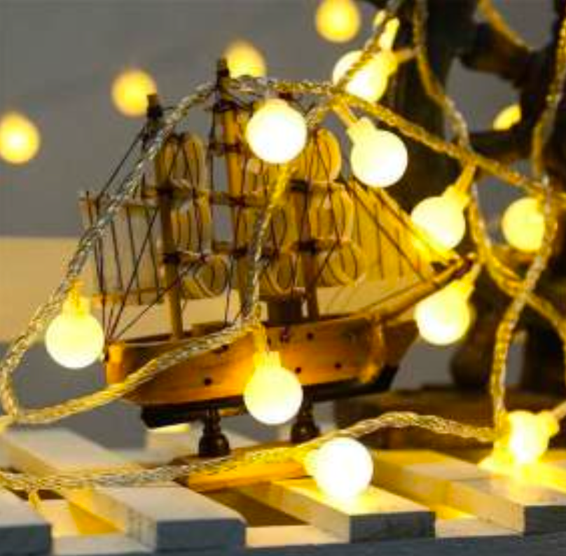14L Milky Ball String Lights